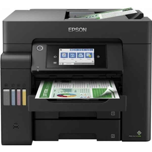 EPSON EcoTank L6550 monitoiminen värimustesuihkutulostin - Kaksipuolinen - ADF - Langaton - A4 musta