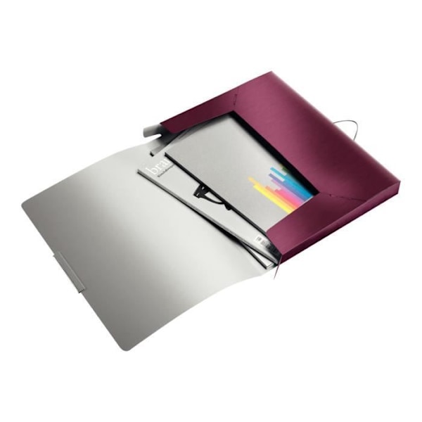 Leitz Style File Box 30 mm A4 för 250 ark rubinröd