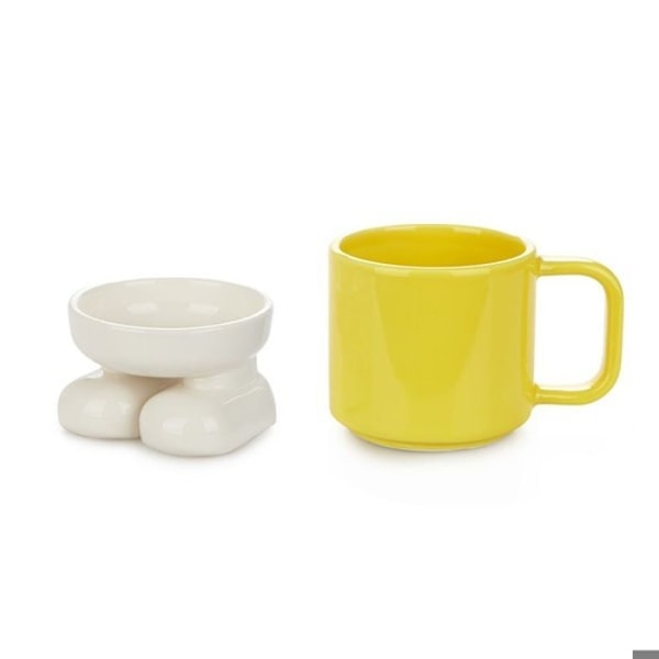 Mugg - Balvi - Mr Stand - Keramik - Gul - Original Design gul