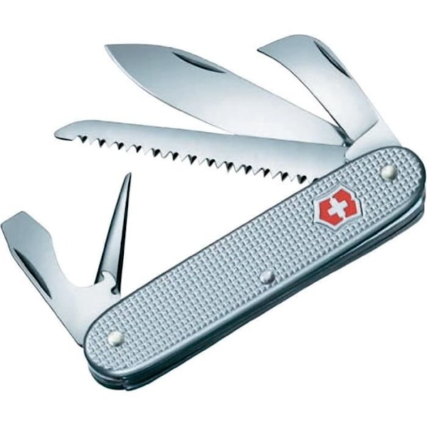 Schweizisk lommekniv - VICTORINOX - Pionier 0.8150.26 - 7 funktioner - sølv penge