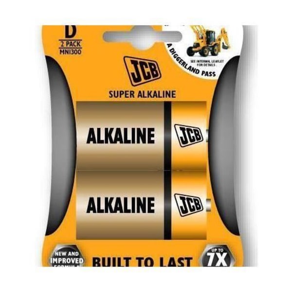 Jcb alkaliparisto Lr20, 2 kpl läpipainopakkaus, Jcb, superalkaliparistot, Jcb 2 kpl