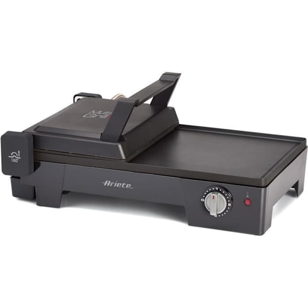 3 i 1 elektrisk plancha - ARIETE 1916 - 2400 W - Tallerken 60 x 25 cm - Sort