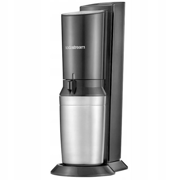 Sodavandsmaskine - Sodastream - Krystal 3.0 - Sort - 0,6 l glaskaraffel - Rapid CO2 sort