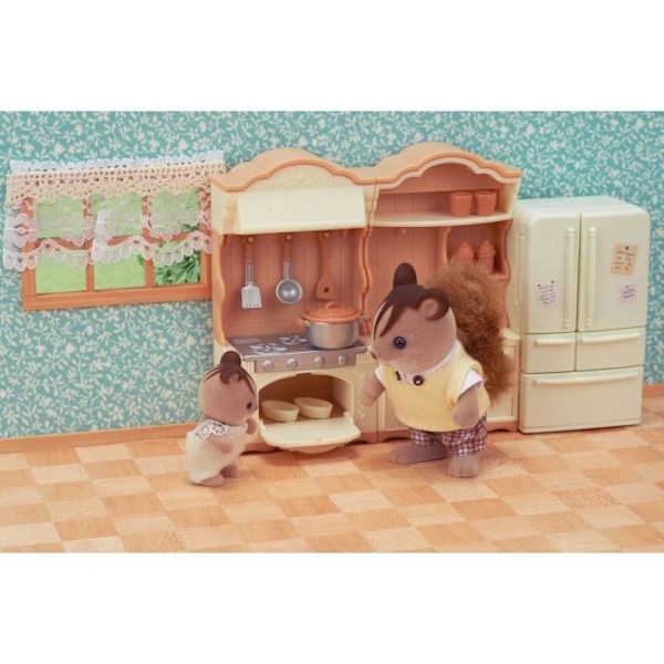 Pienoishahmot - SYLVANIASET PERHEET - 5341 - Varustettu keittiö Grön