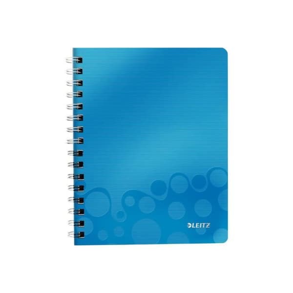 Bloc kollegie - Leitz - A5 - 80 ark - Blå metallic - Polypropylen (PP) Blå metallic