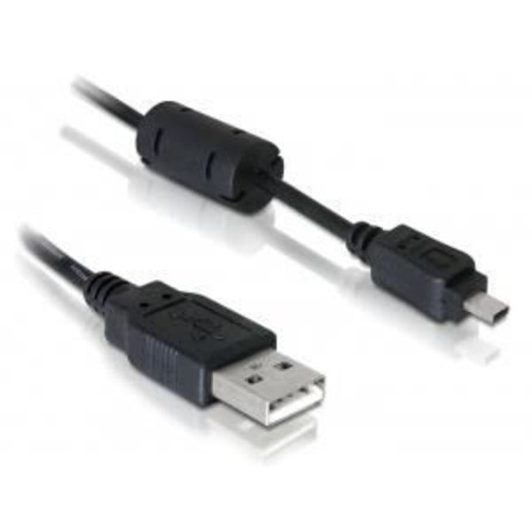 DeLOCK USB2.0 -kaapeli - musta - 1,83 m