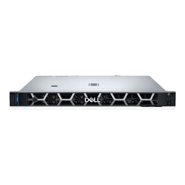 - Dell - Dell PowerEdge R360 - Server - Rackmonterbar - 1U - 1 kanal - 1 x Xeon E-2414 / upp till 4,5 GHz - 16 GB RAM - SAS - h