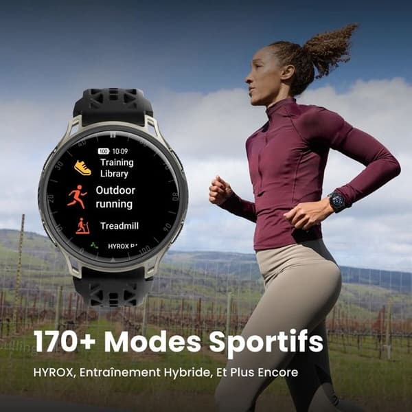 Amazfit Cheetah 2 Pro 48 mm Svart smartklocka