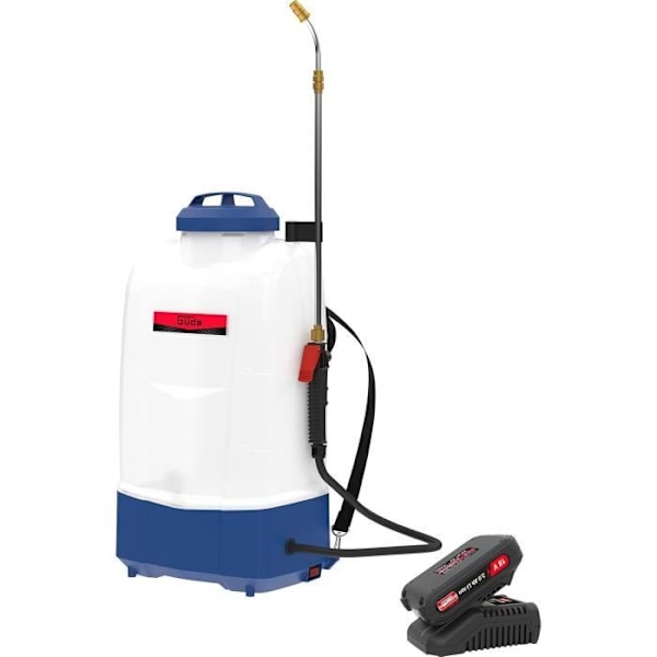 Trådløs rygsprøjte - Güde - SG 18-201-23 R - Tank 15 l - Teleskoprør - Batterie 18 V