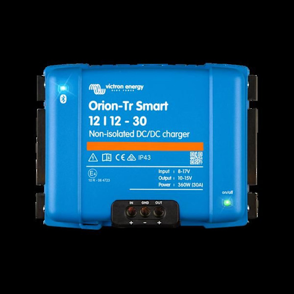 DC-DC oplader - Victron Energy - Orion-Tr Smart 12/12-30A - 360W - Ikke-isoleret - 5 års garanti
