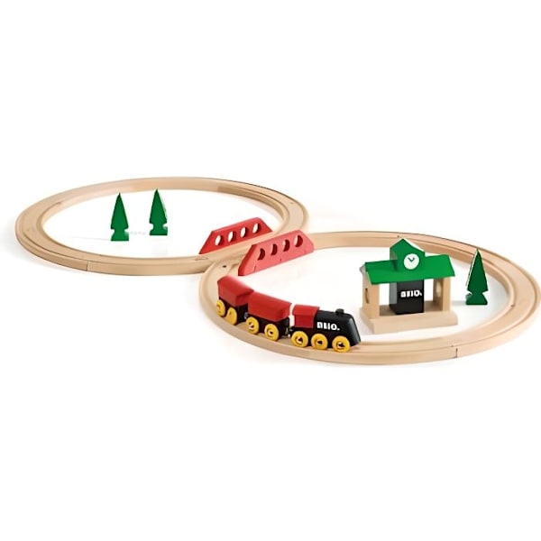 BRIO - 33028 - PERINTEINEN 8 PIIRI Flerfärgad