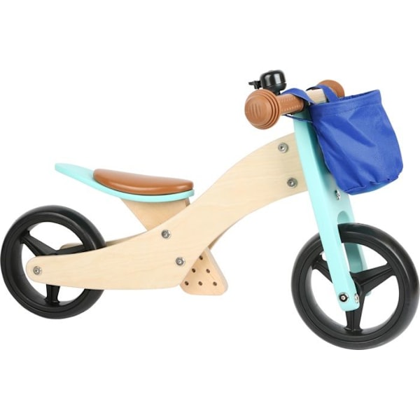 Balancecykel-Trehjulet cykel 2 i 1 turkis Svart, beige och blå