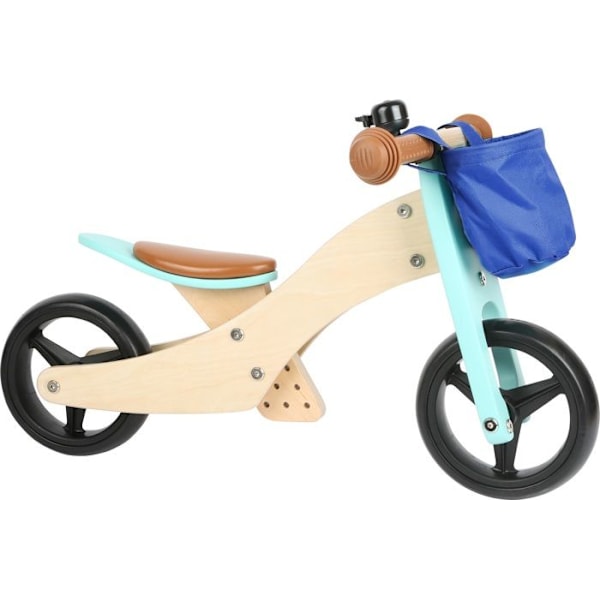 Tasapainopyörä-kolmipyörä 2 in 1 Turquoise Sort, beige og blå