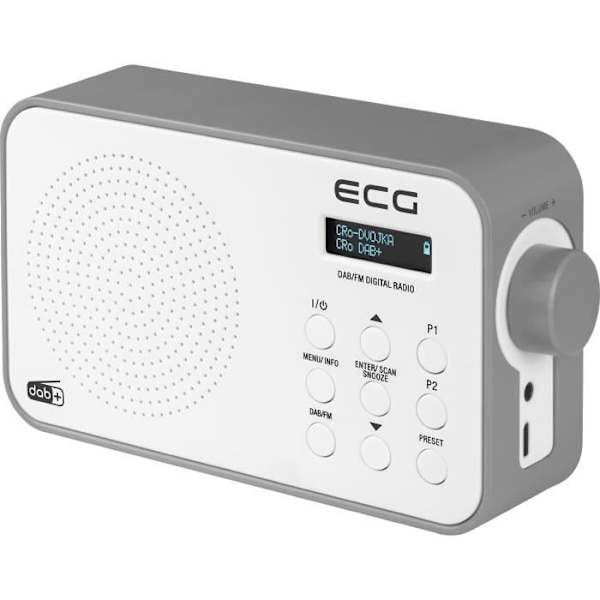 ECG RD 110 DAB Valkoinen DAB+/FM-radio