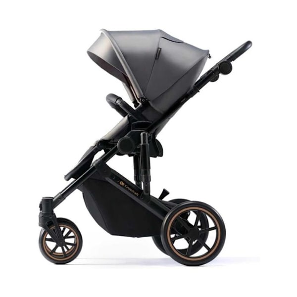 2-in-1 yhdistelmärattaat - KINDERKRAFT PRIME2 - enintään 22 kg - tilava vaunu - Laaja säätöalue - Harmaa grå