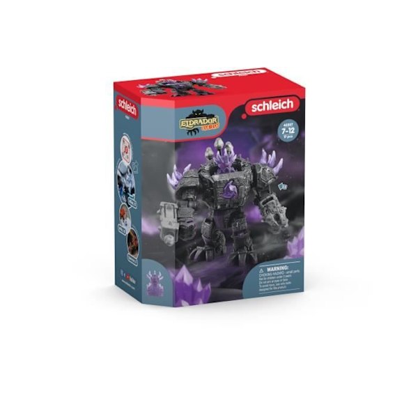 Master Robot of Darkness Med Mini Creature, fra 7 år, Schleich 42557 Eldrador Mini Creatures - æskesæt, 18,4 x 11 x 23 cm Flerfärgad