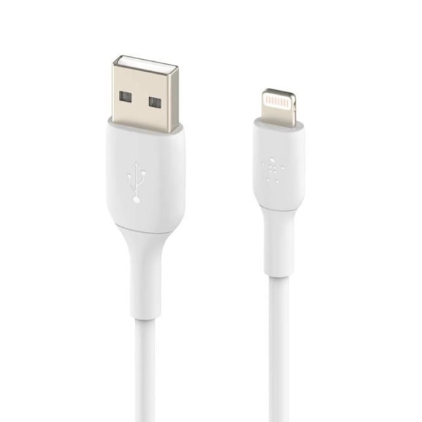 BELKIN Lightning til USB-A-kabel 0,15M Hvid hvid