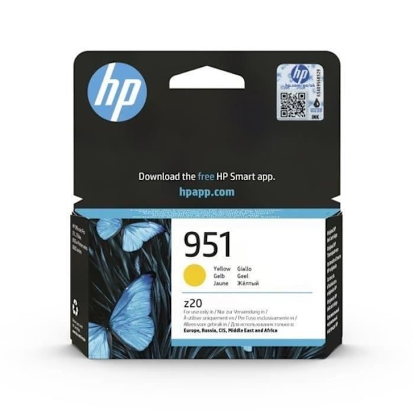 HP 951 ægte gul blækpatron (CN052AE)