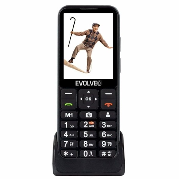 EVOLVEO EasyPhone LT musta musta