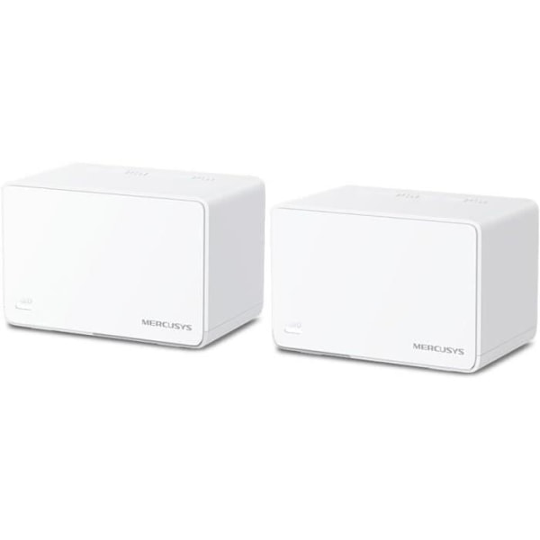 WiFi 6 Mesh AX3000Mbps Dual Band - MERCUSYS Halo H80X (2-pack) - Täckning upp till 460 m² - 160 MHz-kanaler - 3 Gigabit-portar