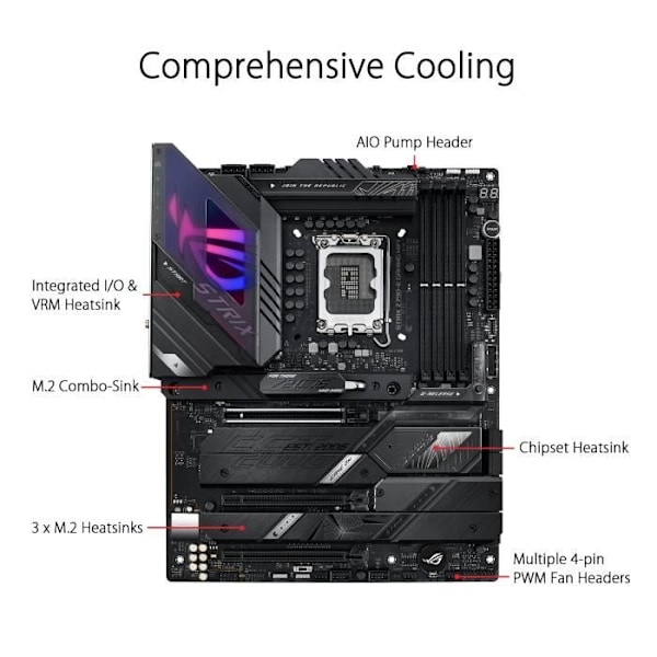 ASUS ROG STRIX Z790-E GAMING WIFI Moderkort - LGA1700 Intel Z790