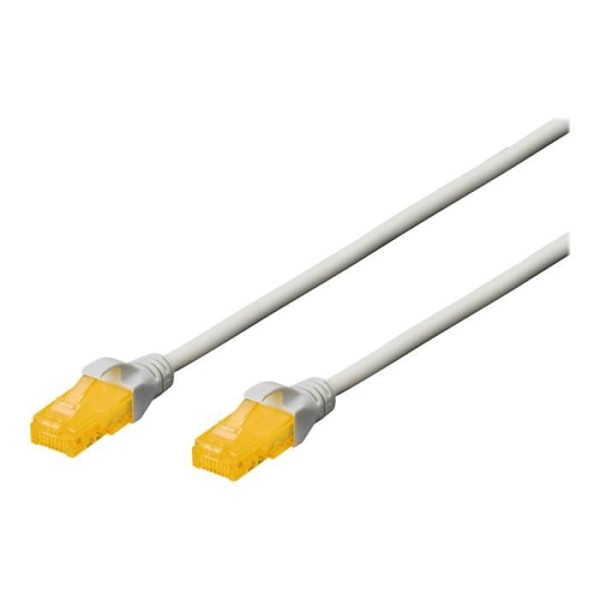 DIGITUS Professional - Patchkabel - RJ-45 (M) till RJ-45 (M) - 1 m - UTP - CAT 6a - halogenfri - grå