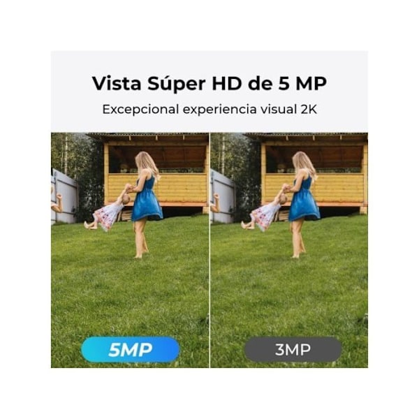 Reolink P324 PoE HD 2K+ 5MP Säkerhetskamera med Tvåvägs ljud IP67 Certifierad Vit
