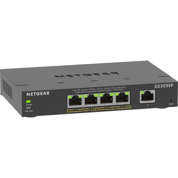 5 Port PoE Ethernet Switch - NETGEAR - GS305EP