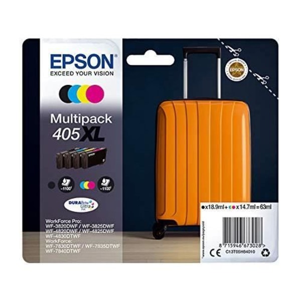 EPSON Multipack 4-färger 405XL DURABrit Multipack 4-färger 405XL DURABrite Ultra Ink