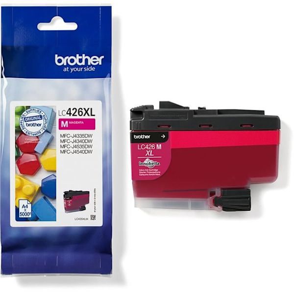 LC426XLM-mustepatruuna - BROTHER - 5000 sivun riittoisa magenta - MFC-J4340DW, MFC-J4540DW ja MFC-J4540DWXL