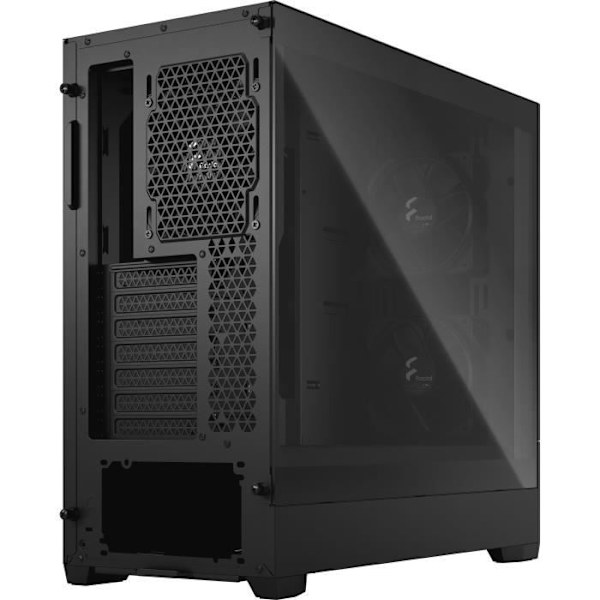 PC etui - FRACTAL DESIGN - Pop Silent Black TG - Sort (FD-C-POS1A-02)