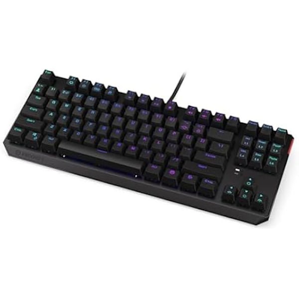 Clavier Mécanique - ENDORFY - Thock TKL Blue - Kailh Blue Switches - ARGB Belysning - QWERTY Sort