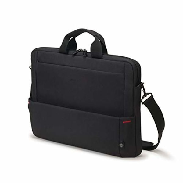 DICOTA Ecological Bag SLIM + BASE Sort Til 13-15,6" bærbar computer Masser af opbevaringsplads, HDF-skum Livstidsgaranti D3183
