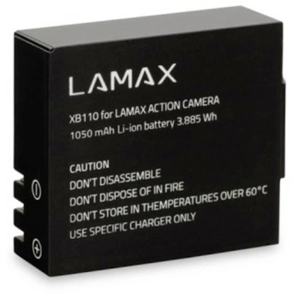 Lamax LMXBATX batteripaket Lamax X3.1 Atlas, Lamax X7.1 NAOS, Lamax X8.1 Sirius, Lamax X8 Electra, Lamax X9.1, Lamax X10