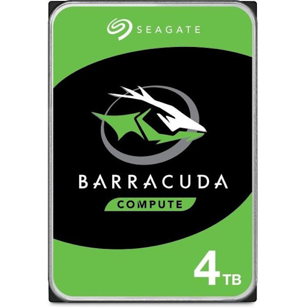 SEAGATE - Intern HDD-harddisk - BarraCuda - 4TB - 5.400 rpm - 3,5"