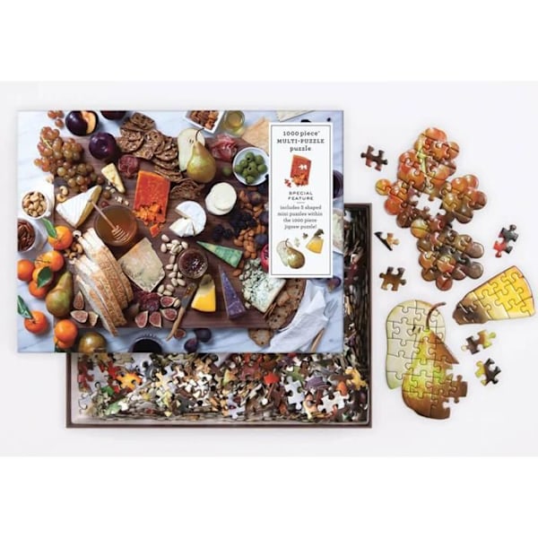 Multi-Puzzle 1000 dele: Kunstnerisk ostebord