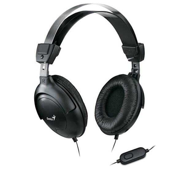 HS-505X Wide-Ear Headset mikrofon Svart