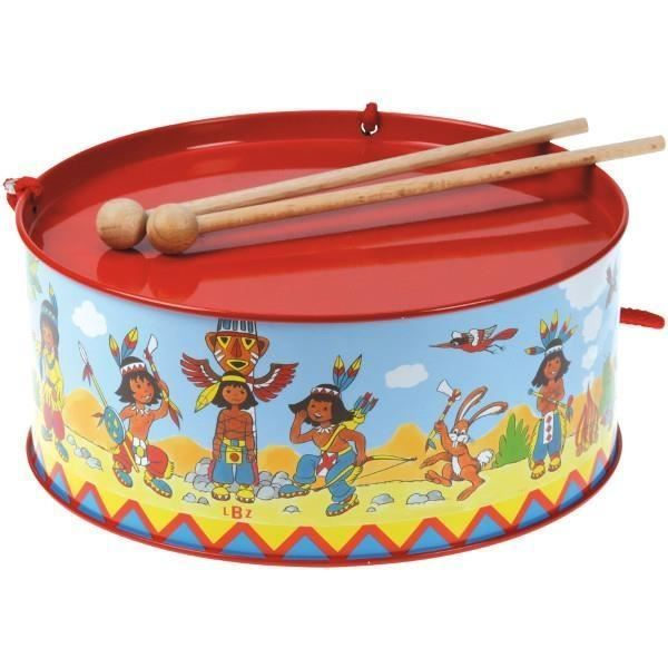Musiikkilelu - LENA - SIMM 52607 BOLZ - Intialainen rumpu - Halkaisija 20 cm - Lapsi - Seka