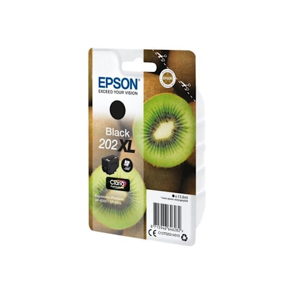 EPSON 202XL mustepatruuna - 13,8 ml - Musta - Expression Premium XP-6000, XP-6005, XP-6100, XP-6105