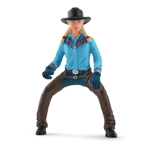 SCHLEICH æskesæt - Cowboy-team og deres lassoer - 42577 - Farm World-sortiment Flerfarvet