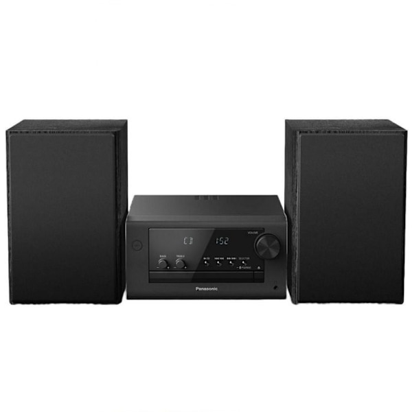 Microkaiutin Hi-Fi - Panasonic - SC-PM702EG-K - 80W - Bluetooth - DAB+/FM - USB musta