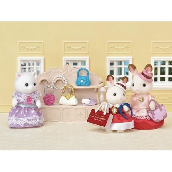 Lädervaror Display och tillbehör - SYLVANIAN FAMILIES - 6015 - Persian Cat - Handväska boutique -