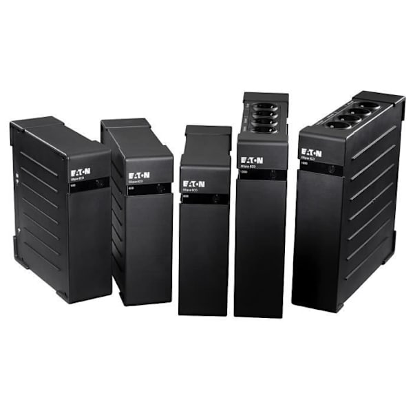 Inverter - EATON - Ellipse ECO 1200 USB IEC - Off-line UPS - 1200VA (8 IEC-stik) - Overspændingsbeskytter - USB-port - EL1200USBIEC