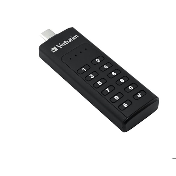 USB-nøgle - VERBATIM - Keypad Secure 49428 - 64 GB - USB 3.0 - 256-bit AES-kryptering