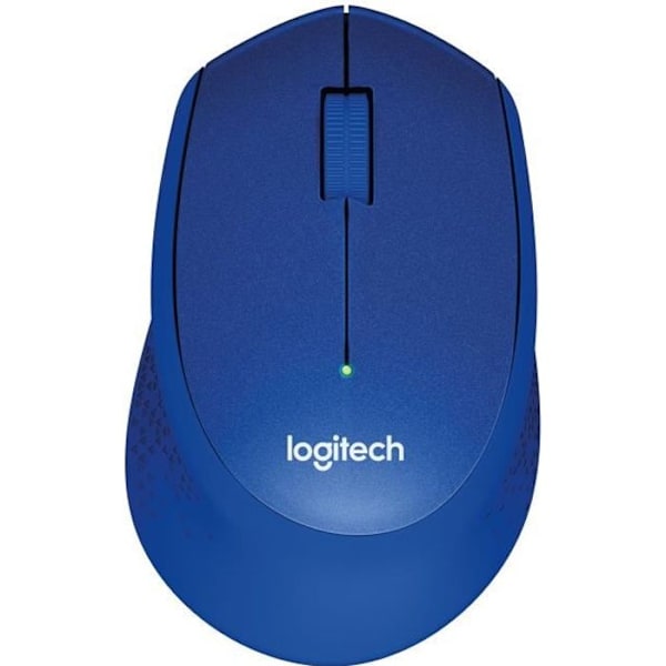 LOGITECH M330 Silent Plus Silent Mus - Trådløs - Blå