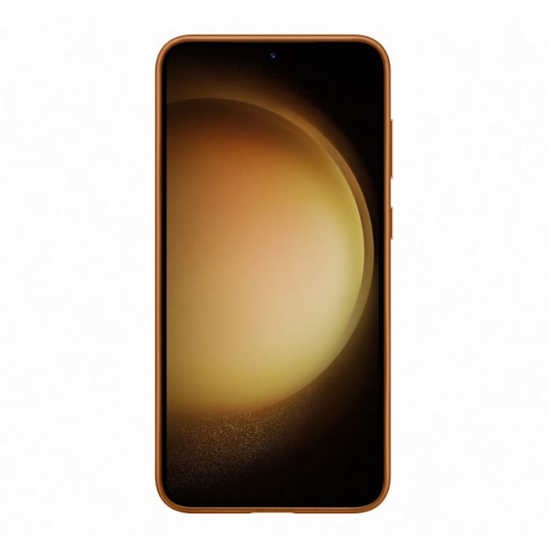 Læderetui - SAMSUNG - Galaxy S23+ - Beige - Halvstivt - Blandet Beige, Camel