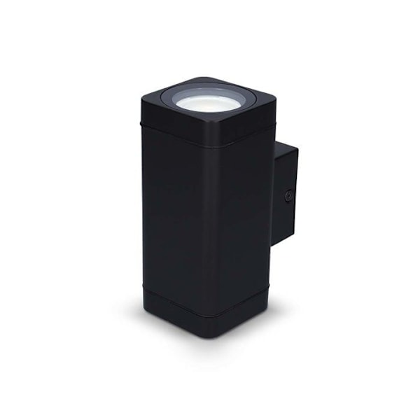 Smartlife LED Væghængt Ude- lampe 760 lm med Bidirektional Belysning Nedis Sort Sort
