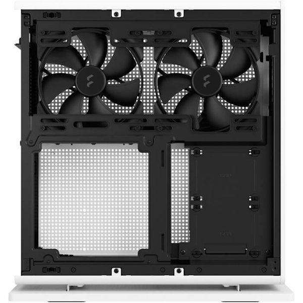 Mini Tower Case - FRACTAL DESIGN - Ridge White mITX - PCIe 4.0 - Hvid