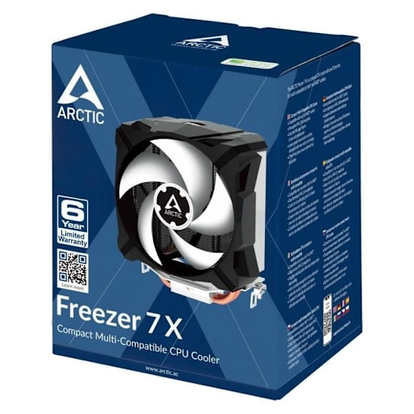 ARCTIC Freezer 7X - CPU Cooler Kit Intel 1700 mukana