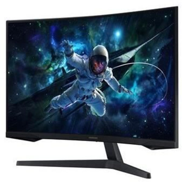 PC-skærm - SAMSUNG - G55C - 32" QHD - VA panel - 165Hz - 1ms - 1 HDMI 1 DP - Hovedtelefonstik - Sort